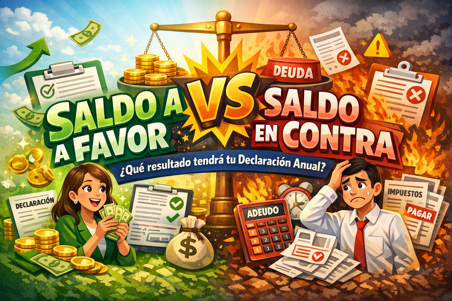 ¿SALDO A FAVOR O SALDO EN CONTRA? LO QUE DEBES SABER DE TU DECLARACIÓN ...